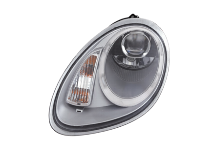 PROYECTOR FARO XENON + LUZ AURORA Porsche 987 05-08 PLATA RHD - 987631012